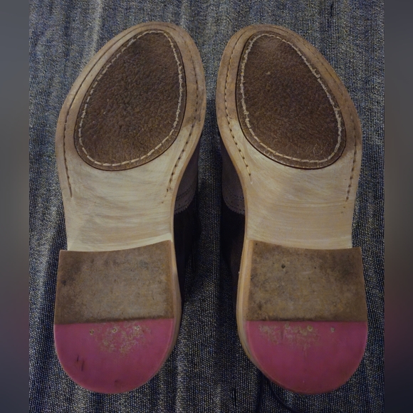 Vintage John Fluevog Grey/Pink Wingtip Men's 8 Women's 10 - Picture 3 of 10